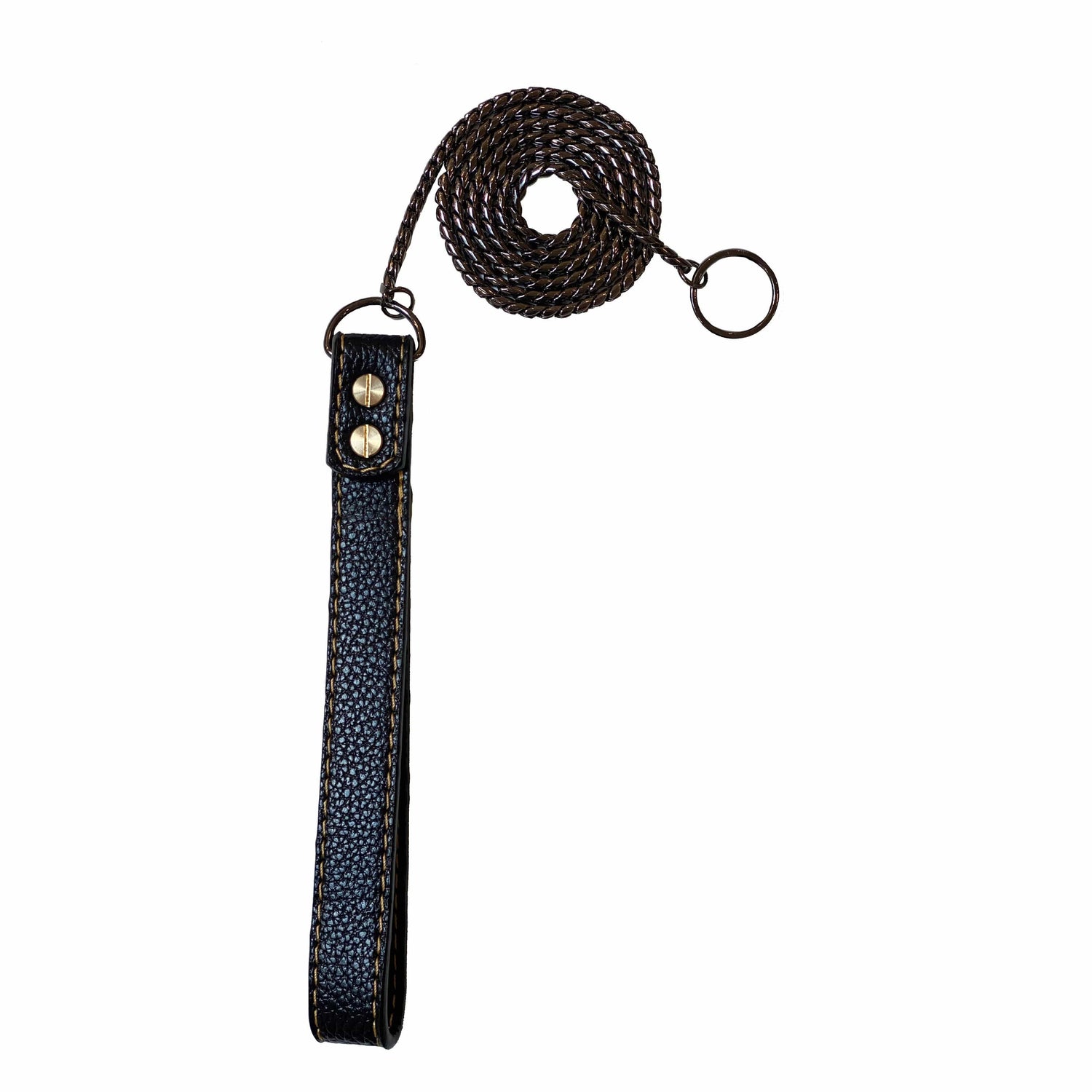 BARK by DOG Leashes Rocky Chain Leash Black: One Size