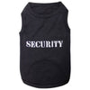 Parisian Pet Tee's 2XS Security Black Embroidered Dog T-Shirt