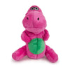 GoDog dog toys Dinos T-Rex Just For Me Squeaky Plush Pink Dog Toy - Mini