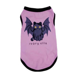 Barker's Bowtique - Home to Hip Doggie & Max's Closet dog apparel XS Ivory Ella Halloween Bat Pet Tank