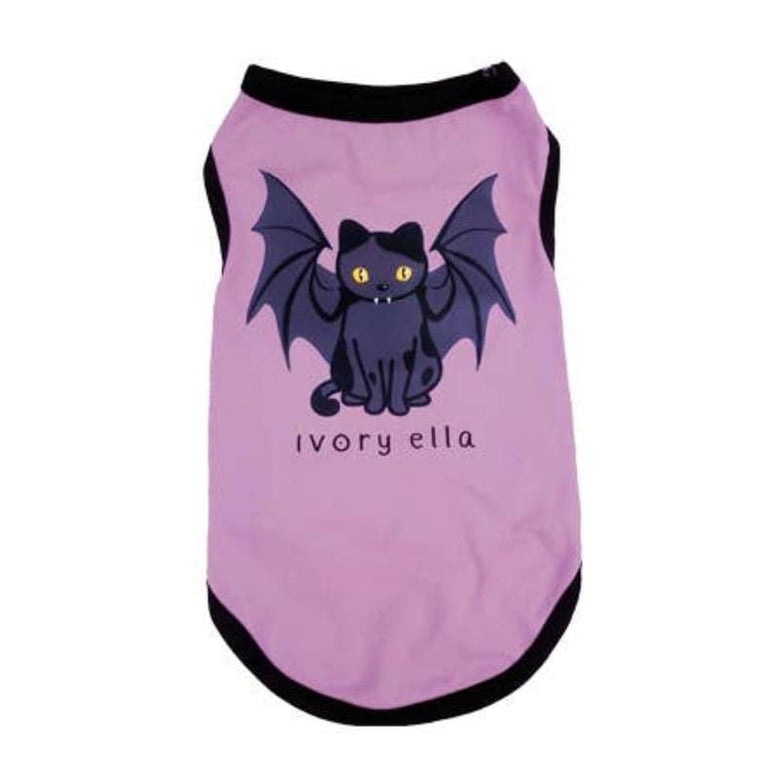 Barker's Bowtique - Home to Hip Doggie & Max's Closet dog apparel XS Ivory Ella Halloween Bat Pet Tank