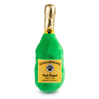 Haute Diggity Dog dog toys Woof Clicquot Classic Bottle Plush Squeak Dog Toy