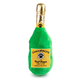 Haute Diggity Dog dog toys Woof Clicquot Classic Bottle Plush Squeak Dog Toy