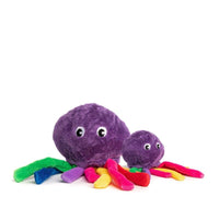 fabdog dog toys SM Octopus Faball Plush Ball Dog Toy - 2 Sizes