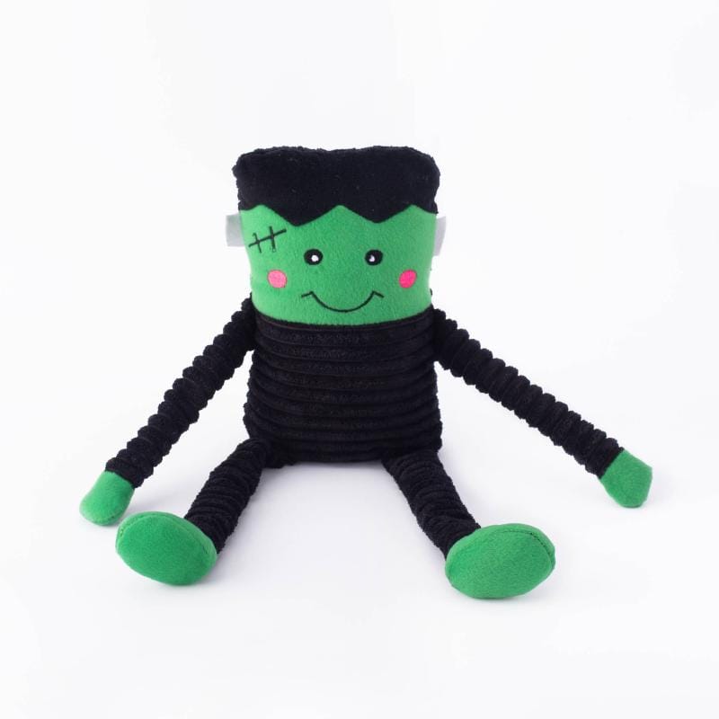 ZippyPaws dog toys Halloween Crinkle Frankenstein's Monster Plush Squeak Dog Toy