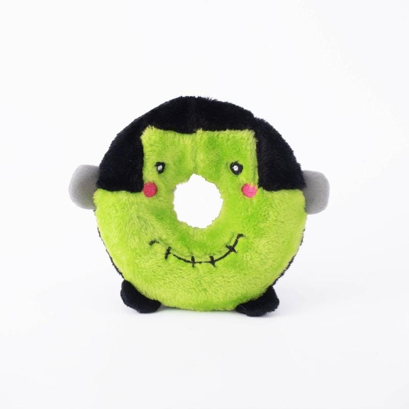 ZippyPaws dog toys Halloween Donutz Frankenstein's Monster Plush Squeak Dog Toy