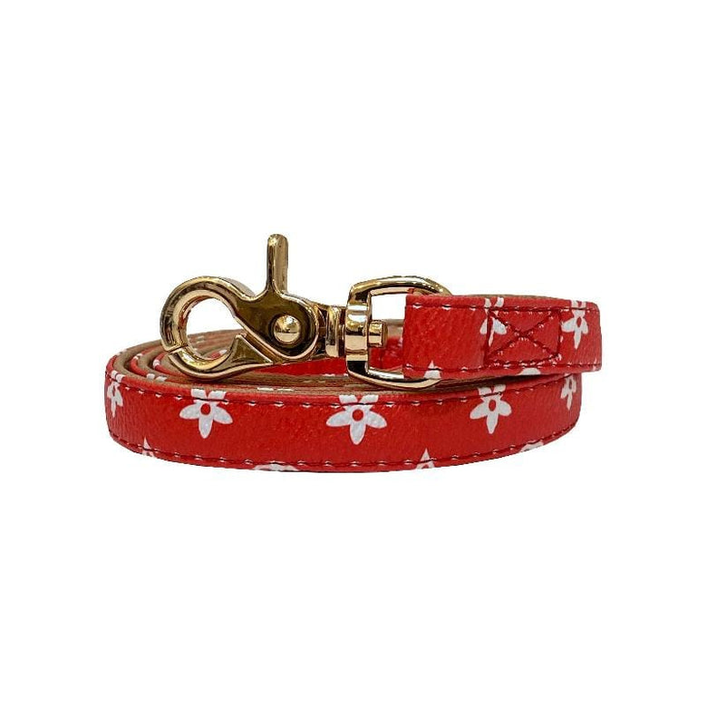 BARK by DOG Leashes Lauren Luxury Red Pet Leash