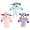 Multipet dog toys Pink Floppy Lamb Chop Plush Dog Toy - 7" - Pink or Blue