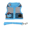 Doggie Design, Inc Harnesses S Under the Sea Collection - Cool Mesh Dog Harness with Leash - Pirate Octopus Blue and Black