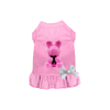 Bark Fifth Avenue DRESSES XS Rose Bunny Loves Me Jewel Bow Pet Dress - Pink
