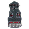 Dogo Pet Fashions Jackets L Winter Snowflake Reversible Trench Sweater Dog Coat - Only Available in Size Lg