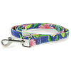 Doggie Design, Inc Dresses Blue Lagoon Hawaiian Hibiscus Dog Harness Dress w/ Matching Leash & D-Ring