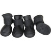 PET LIFE Shoes L Protective Multi-Usage All-Terrain Rubberized Dog Shoes - Blk