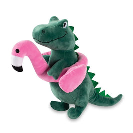 Pet Shop by Fringe Studio dog toys Flamingo Fun Large T Rex Dog Toy