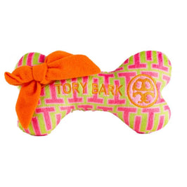 Haute Diggity Dog dog toys Tory Bark Bone Plush Squeak Dog Toy
