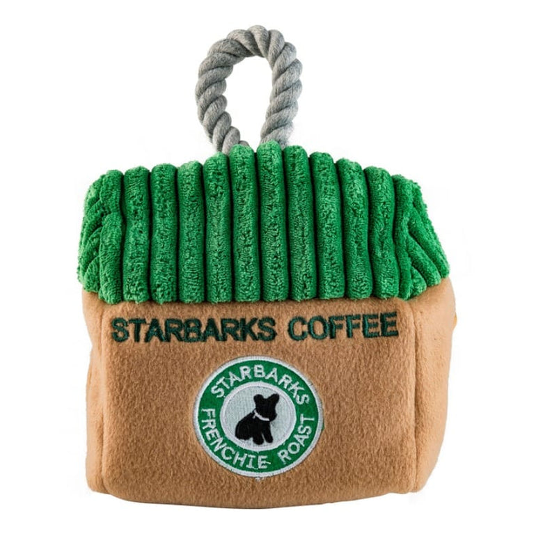 Haute Diggity Dog dog toys Starbarks Coffee House Interactive Plush Dog Toy