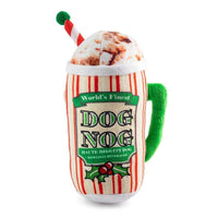 Haute Diggity Dog dog toys Holiday Dog Nog Plush Dog Toy