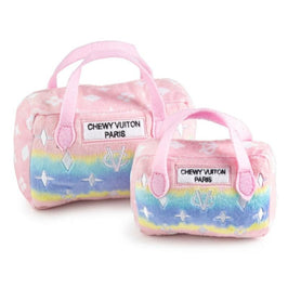 Haute Diggity Dog dog toys Pink Ombre Chewy Handbag Plush Squeak Dog Toy - 2 Sizes