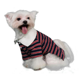 Pooch Outfitters CollardShirts XXS Christian Polo Pet Shirt