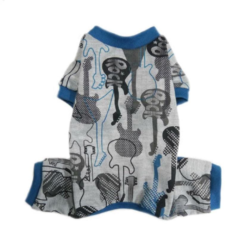 Pooch Outfitters Pajamas XXS Jimi Blue Dog Pajamas