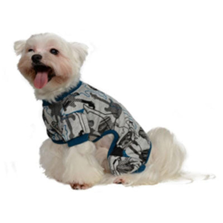Pooch Outfitters Pajamas Jimi Blue Dog Pajamas