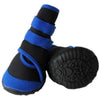PET LIFE Shoes XS Pet Life Performance Coned Premium Stretch Supportive Dog Shoes-Blk/Blue