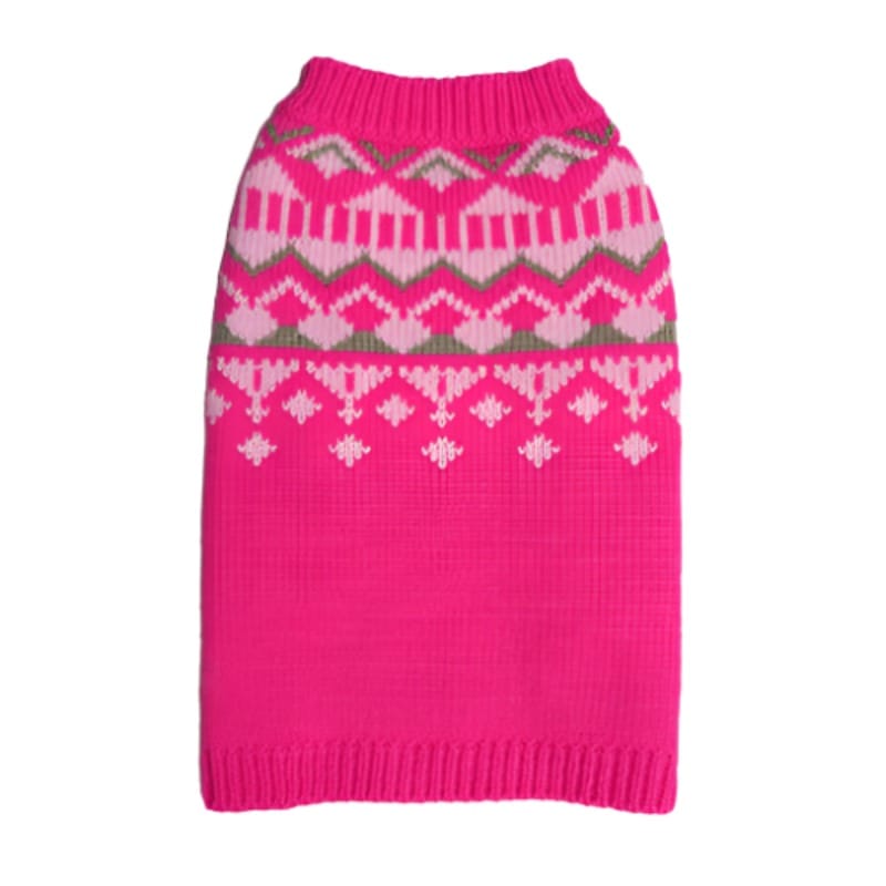 Pooch Outfitters Sweaters L Pink Mason Dog Sweater