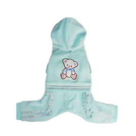 Pooch Outfitters Jumpers M Teddy Pet Tracksuit - Blue