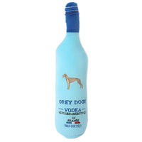 Dog Diggin Designs Toys Grey Dogs Bottle Plush Squeak Dog Toy