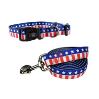 Barker's Bowtique Collars-Leashes USA Patriotic Dog Leash