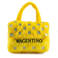 Haute Diggity Dog Toys Wagentino Handbag Plush Squeak Dog Toy