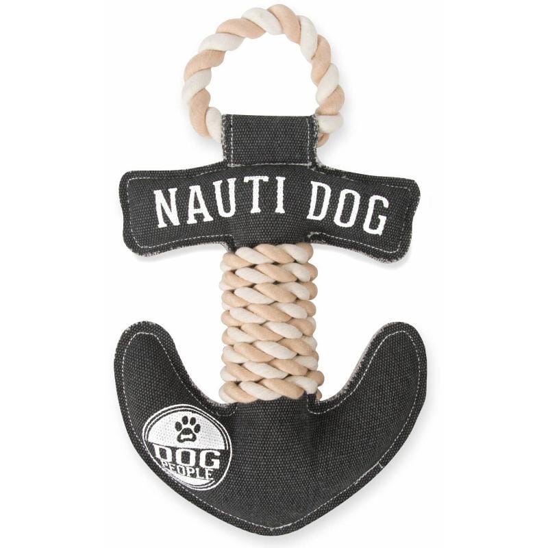 Pavilion Toys Nauti Dog - 12" Canvas Dog Toy on Rope