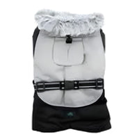 Doggie Design, Inc. Jackets-coats Alpine All-Weather Dog Coat - Black and Gray