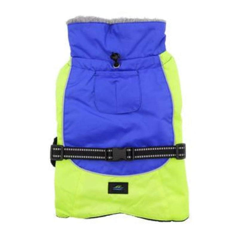 Doggie Design, Inc. Jackets-coats Alpine All-Weather Dog Coat - Blue and Green
