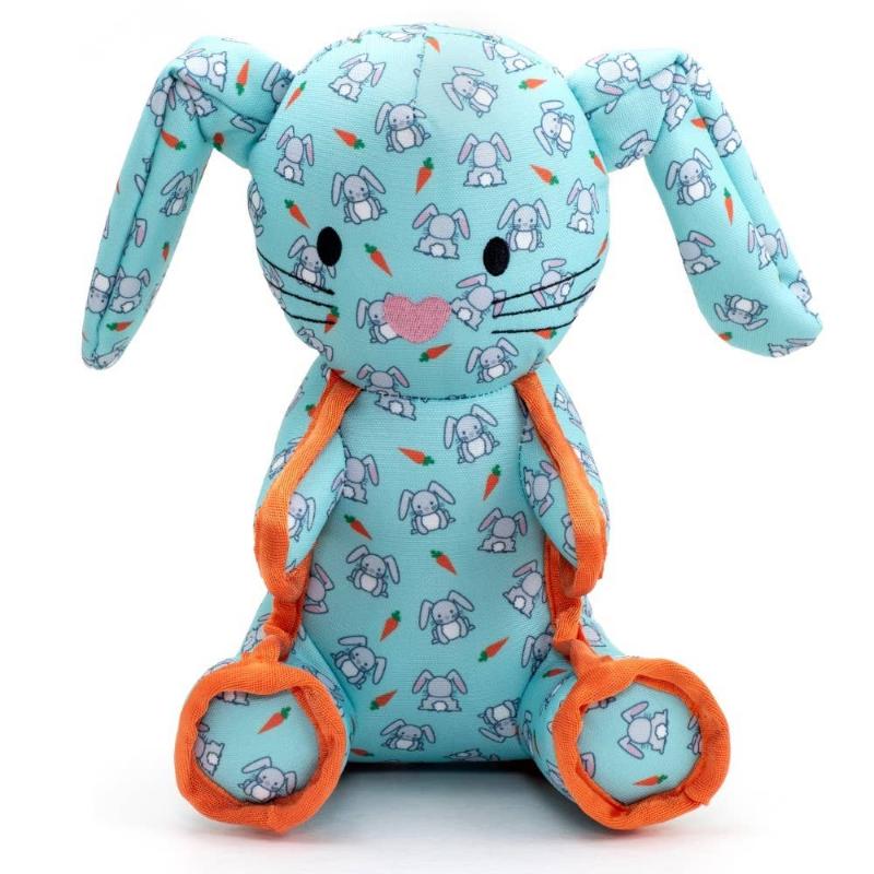 The Worthy Dog dog toys SM Bunny Mint Canvas Dog Toy - 2 Sizes
