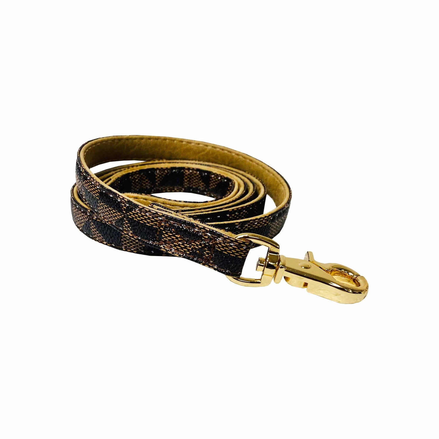 BARK by DOG Collars-Leashes Evelyn Luxury Leash Brown