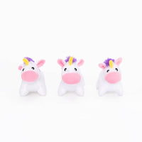 ZippyPaws dog toys Miniz Unicorns Plush Dog Toys - 3 Pc
