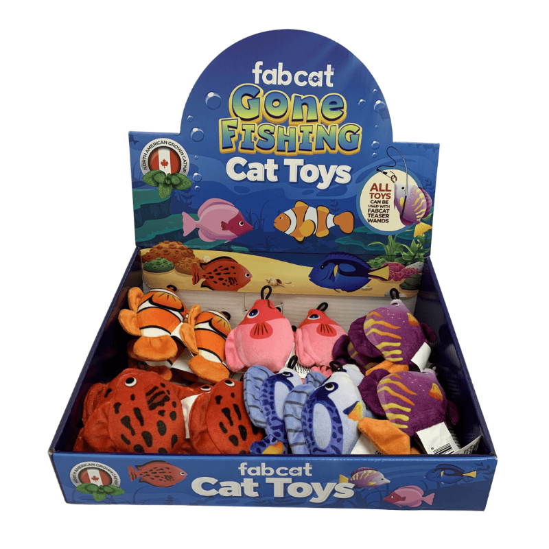 Fab Dog Toys Gone Fishing Cat Toys