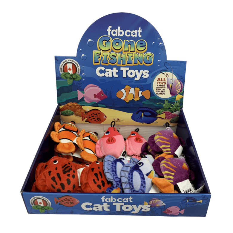 Fab Dog Toys Gone Fishing Cat Toys