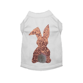 Bark Fifth Avenue Tee's XS Sparkle Bunny Pet Tee - White