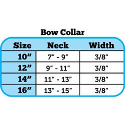 Mirage Pet Products Collars Bow-dacious Dog Collar