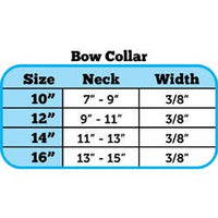 Mirage Pet Products Collars Bow-dacious Dog Collar