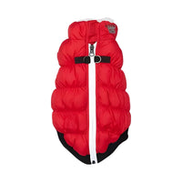 Barker's Bowtique Jackets XS HD Crown Puffer Dog Coat Vest - Red