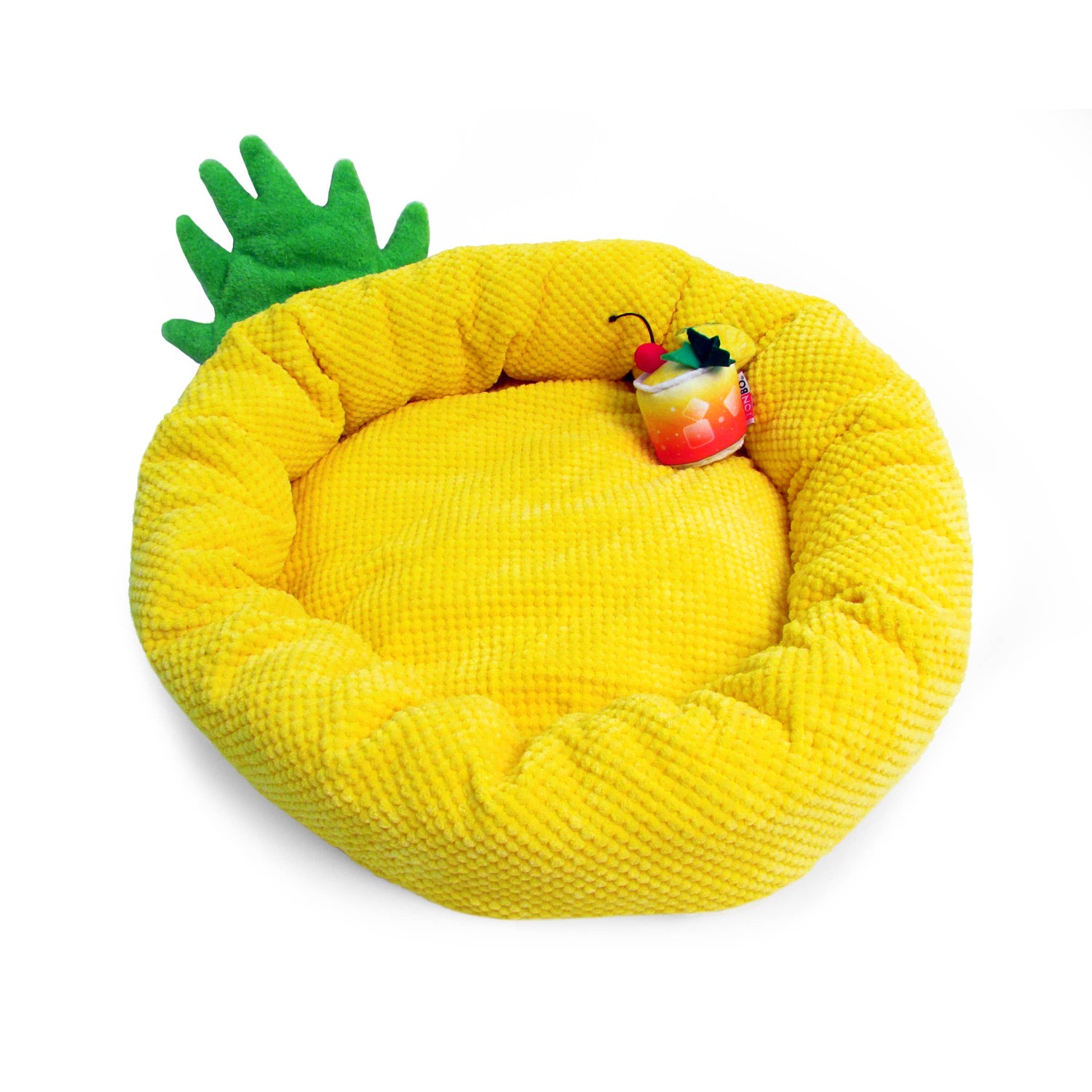TONBO pet beds Pineapple Pet Bed and Cocktail Toy