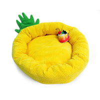TONBO pet beds Pineapple Pet Bed and Cocktail Toy