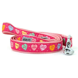 The Worthy Dog Leashes SM Puppy Love Hearts Pink Dog Leash - 2 Sizes