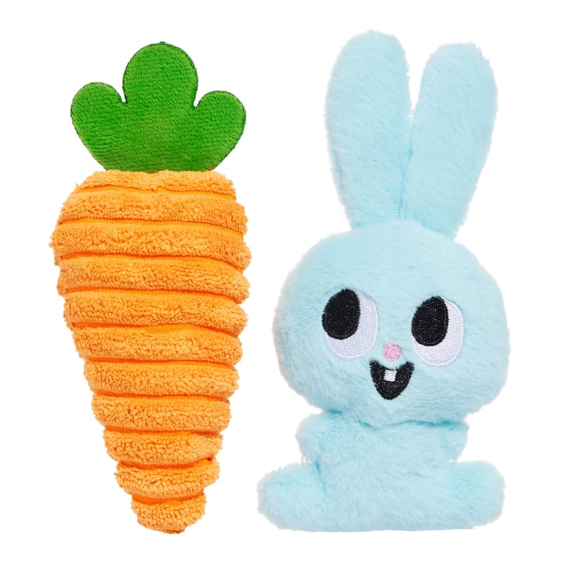 BARK dog toys Easter Harriet & Carrot Spring Plush Squeak Dog Toy Set - 2 Pc