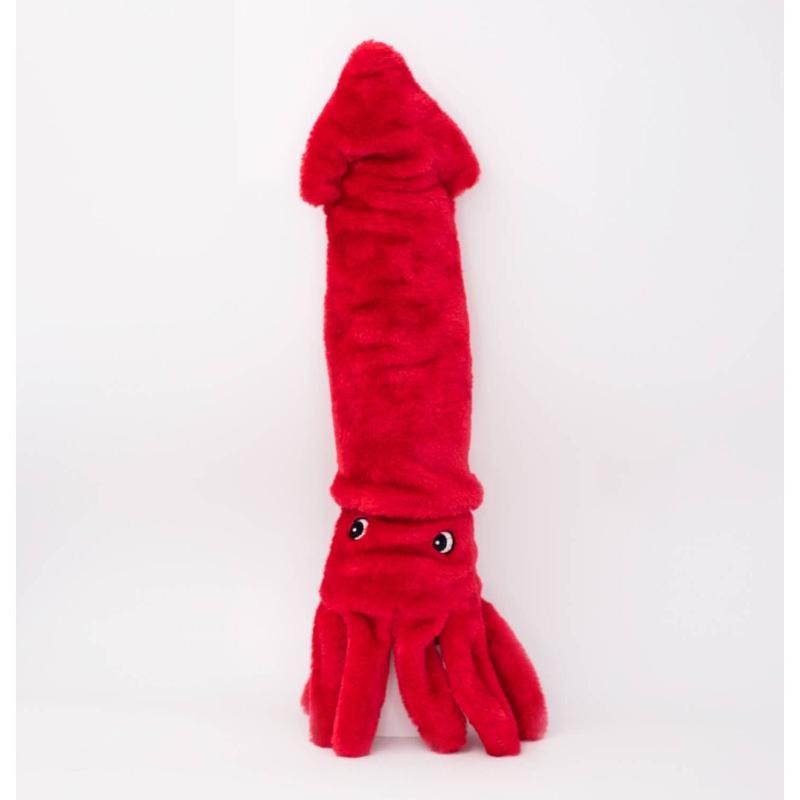 ZippyPaws dog toys Jigglerz Squid Plush Dog Toy