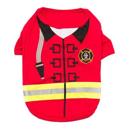 Parisian Pet® Tee's S Firebarker Red Costume Embroidered Dog T-Shirt