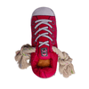 Jojo Modern Pets Toys Squeaking Comfort Plush Sneaker Dog Toy - Pink